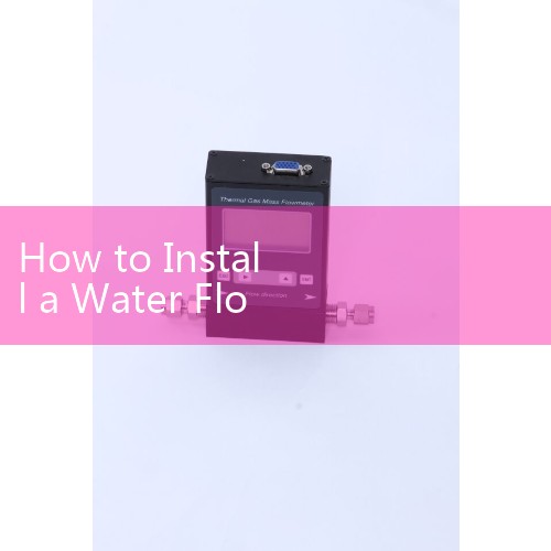 How to Install a Water Flow Meter: It is recommended to have a licensed plumber perform the installation to ensure proper alignment and seal integrity according to local building codes.