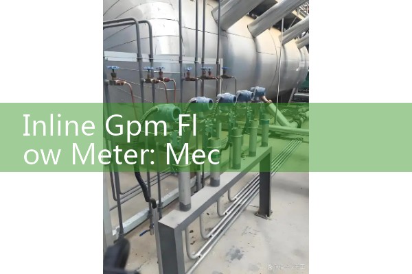 Inline Gpm Flow Meter: Mechanical Acrylic Piston Indicators for Industrial Cooling Jacket Lines